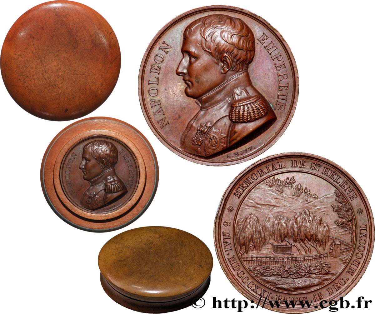 LOUIS-PHILIPPE Ier Médaille du mémorial de St-Hélène TTB+/SUP