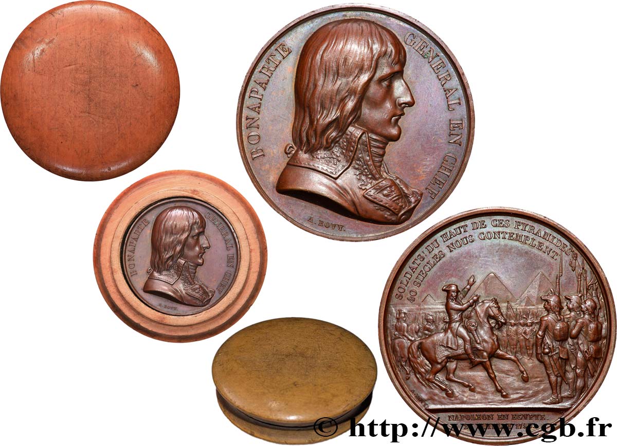 CONSULAT Médaille, conquête de l’Égypte  TTB+/SUP