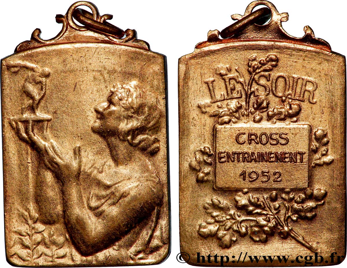 BELGIQUE - ROYAUME DE BELGIQUE - BAUDOUIN Ier Médaille, Coupe de basket-ball de Belgique AU