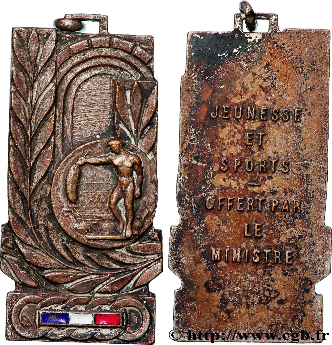 SPORTS Médaille, Offert par le ministre TTB