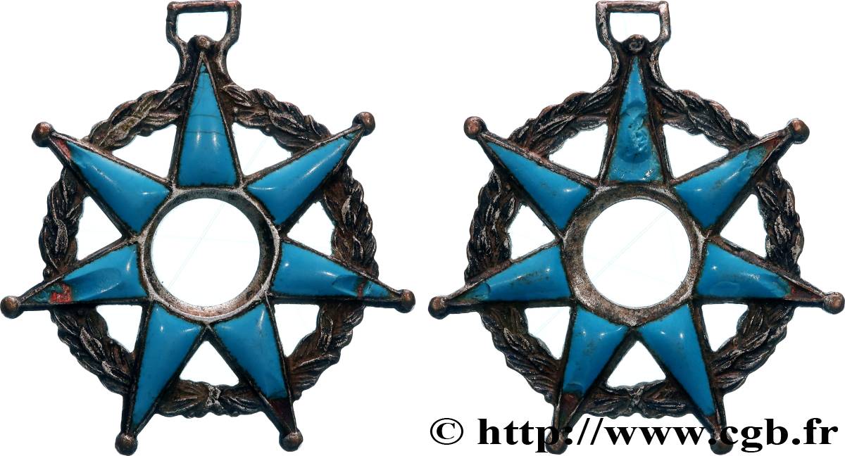 CINQUIÈME RÉPUBLIQUE Médaille, Ébauche de décoration du mérite social TTB