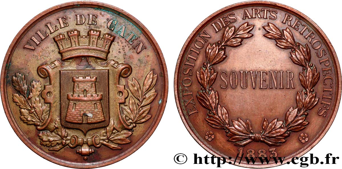 TROISIÈME RÉPUBLIQUE Médaille de souvenir de l’Exposition TTB