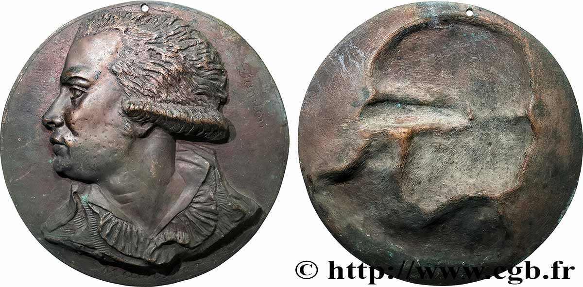 TERZA REPUBBLICA FRANCESE Fonte, Georges Jacques Danton q.SPL