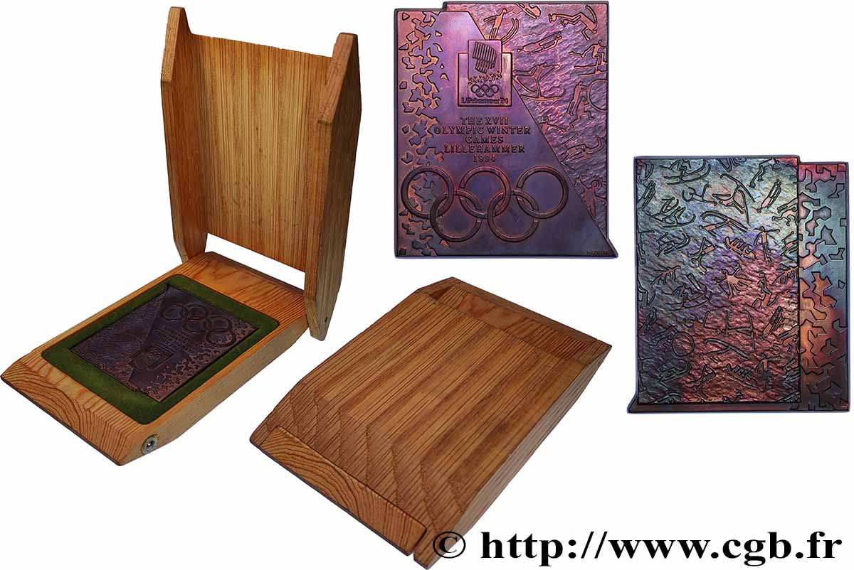NORVÈGE Plaquette, XVII Olympic Winter Games, pour les participants SUP