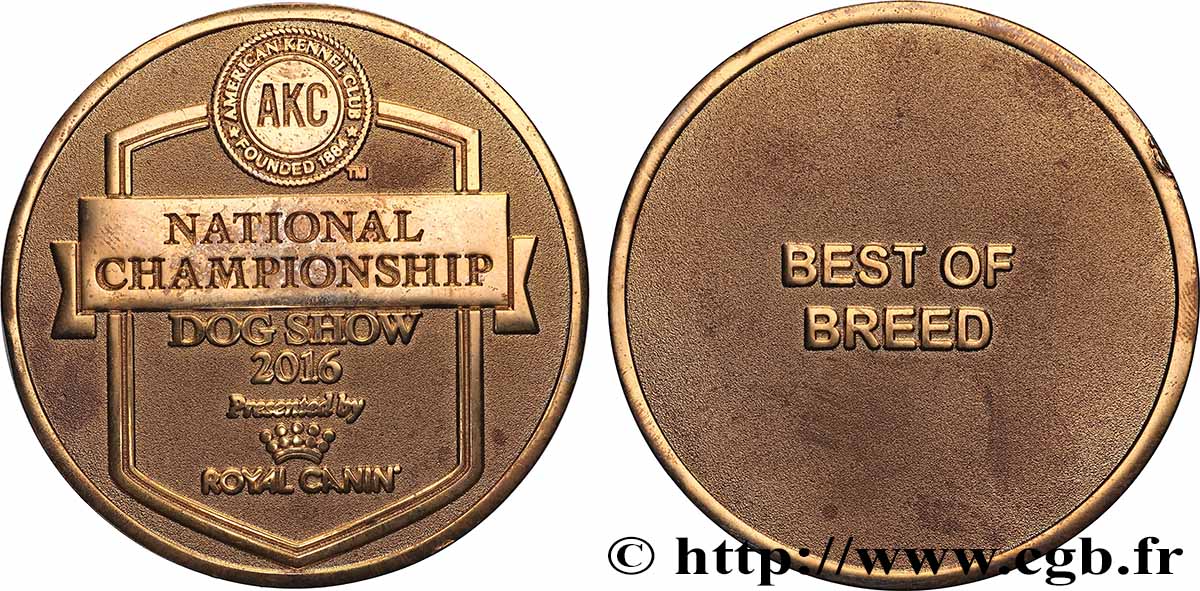 CINQUIÈME RÉPUBLIQUE Médaille, Championnat canin TTB+