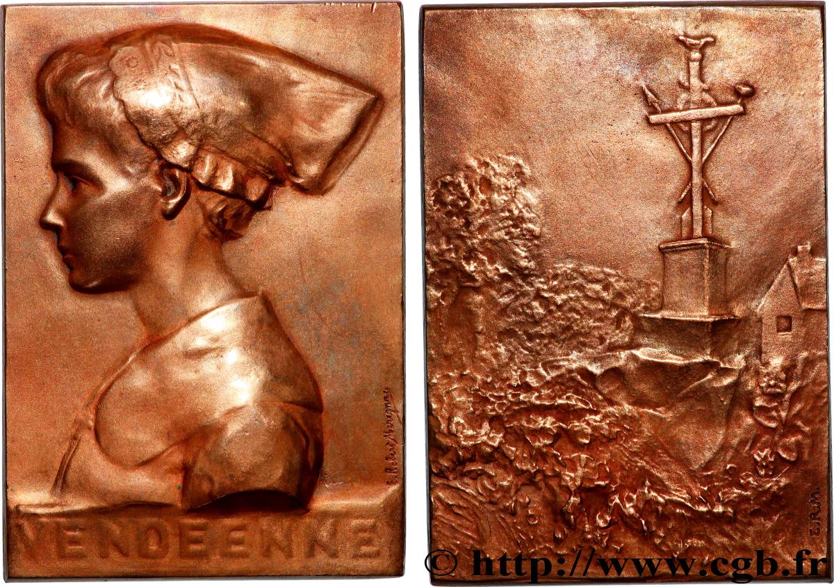 TROISIÈME RÉPUBLIQUE Plaquette, Vendéenne TTB+