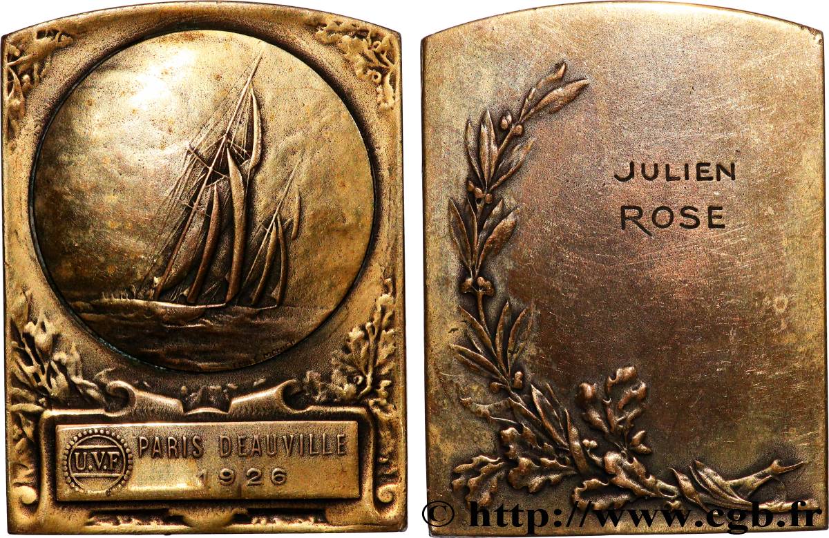 TROISIÈME RÉPUBLIQUE Plaquette, Paris Deauville TTB