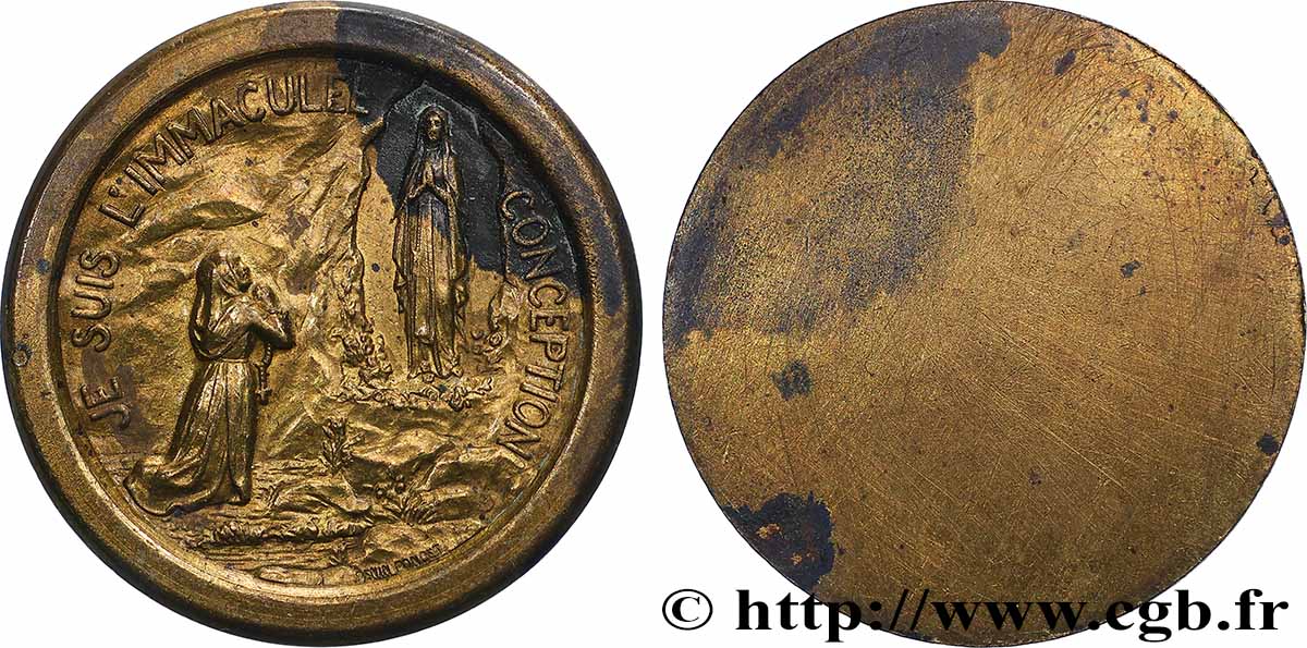 MÉDAILLES RELIGIEUSES Médaille,Vierge Marie XF