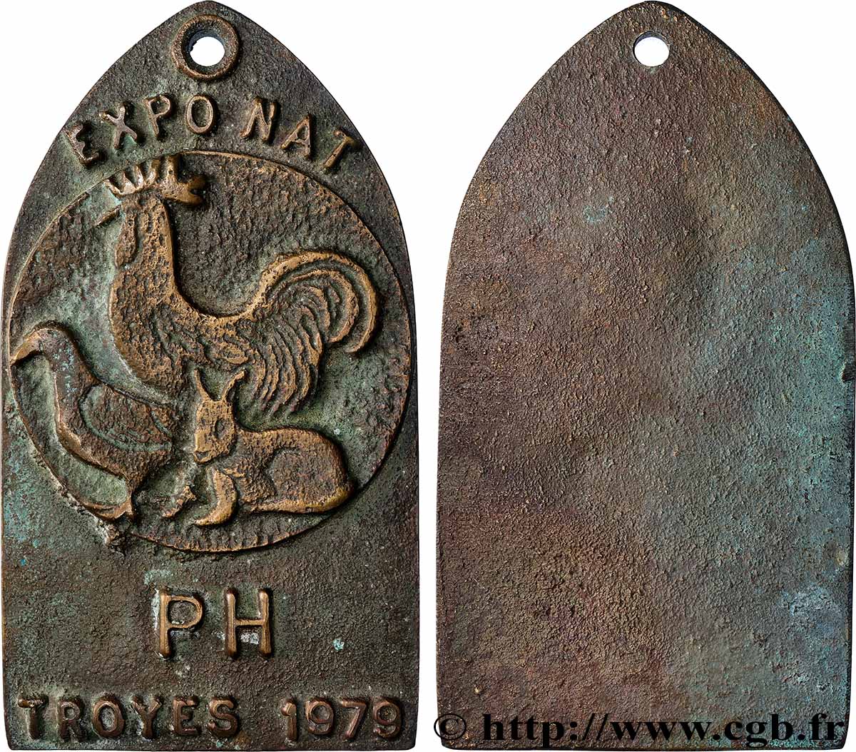 V REPUBLIC Plaquette, Exposition nationale XF