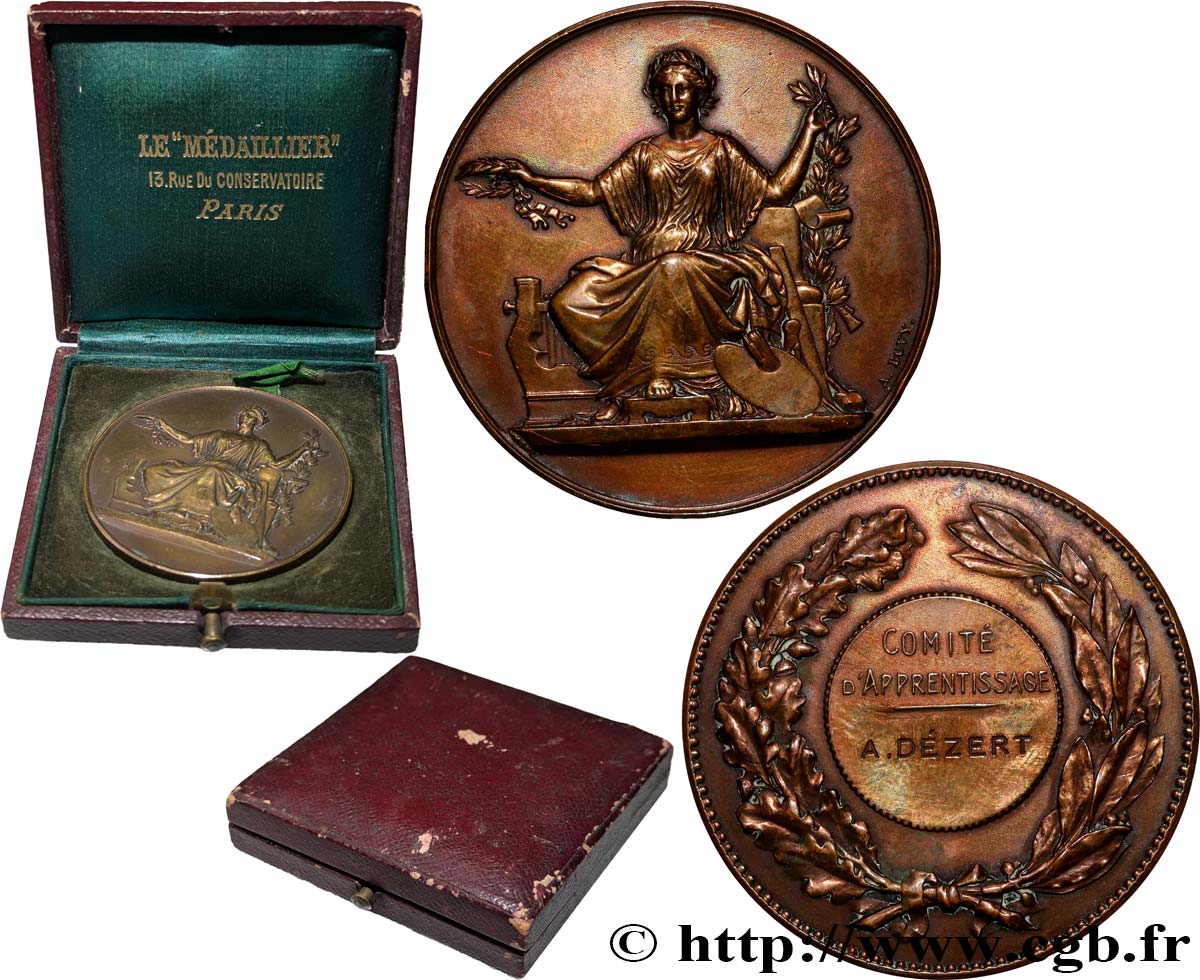 TROISIÈME RÉPUBLIQUE Médaille de récompense TTB+