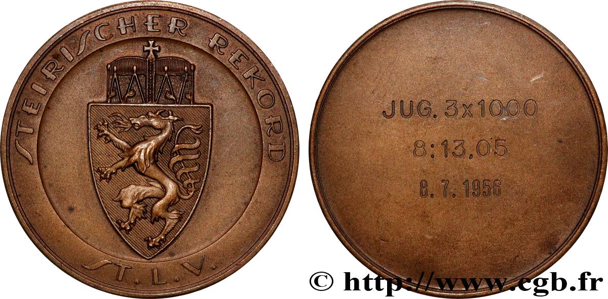 ÖSTERREICH Médaille, Record de Styrie SS