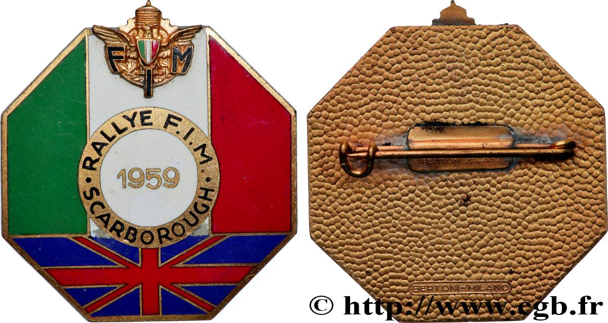 ENGLAND Médaille, Rallye automobile AU