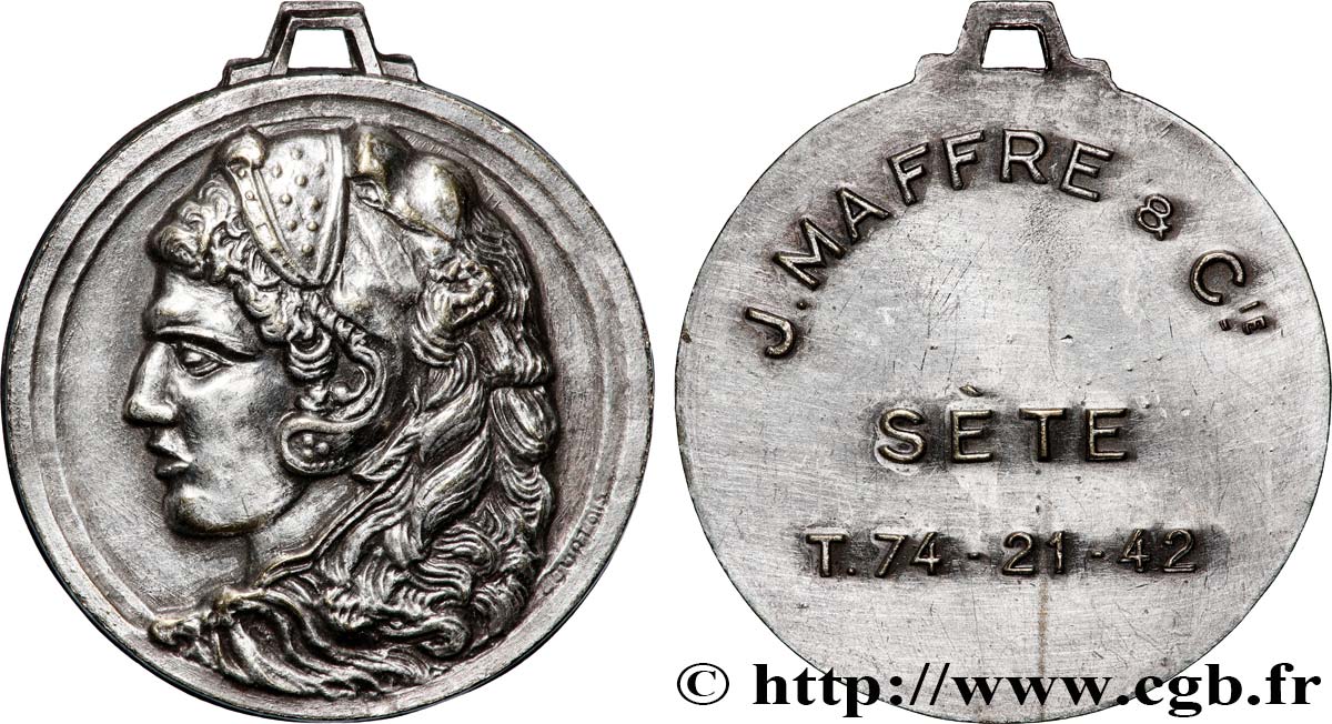 COMPANIES, INDUSTRIES AND MISCELLANEOUS TRADES Médaille, J. Maffre & Cie XF