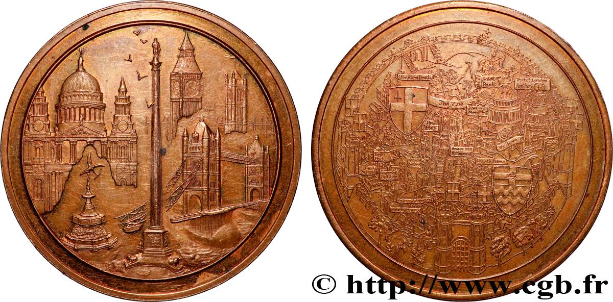 TOURISTIC MEDALS Médaille, Londres AU