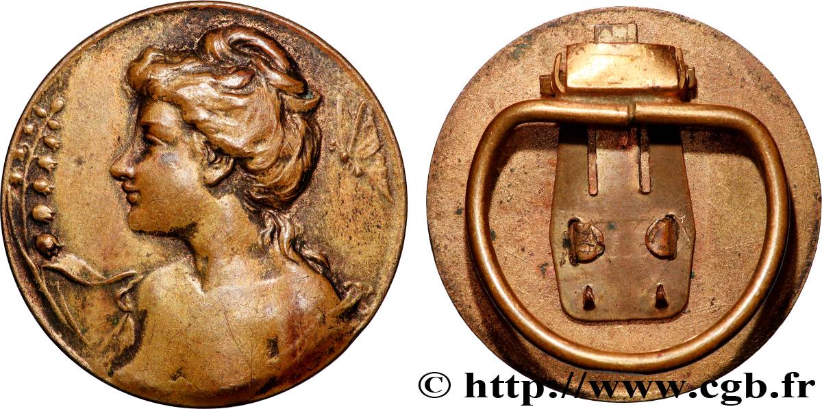 ART NOUVEAU Pince à foulard, Art nouveau AU