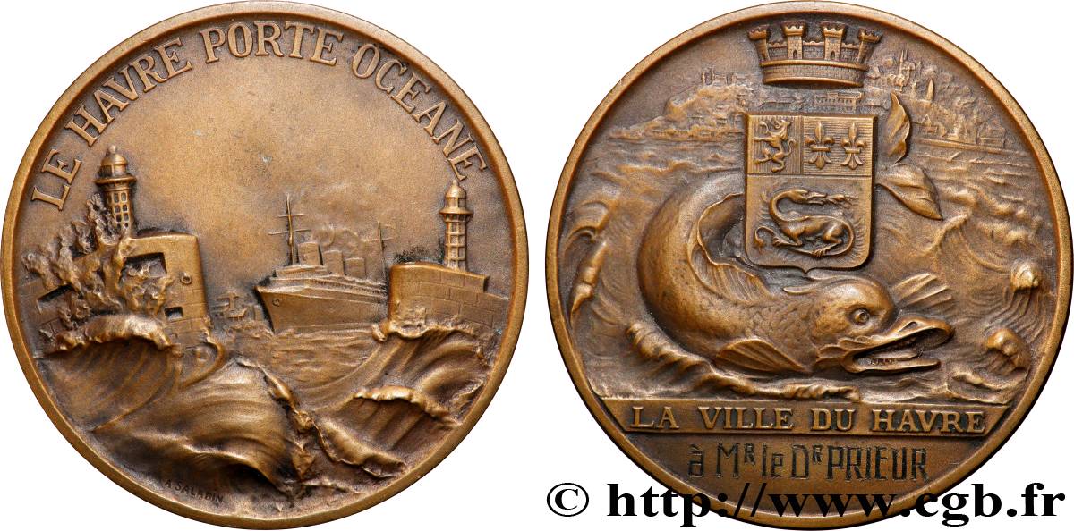 VIERTE FRANZOSISCHE REPUBLIK Médaille, Porte Océane fVZ