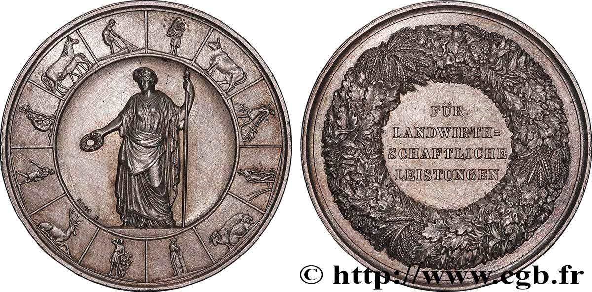 ALLEMAGNE Médaille, Pour services agricoles TTB