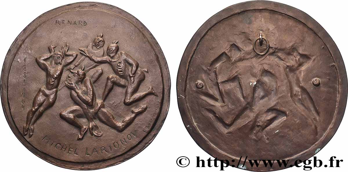 ARTISTES : GRAVEURS, PEINTRES, SCULPTEURS Fonte, Michel Larionov TTB+