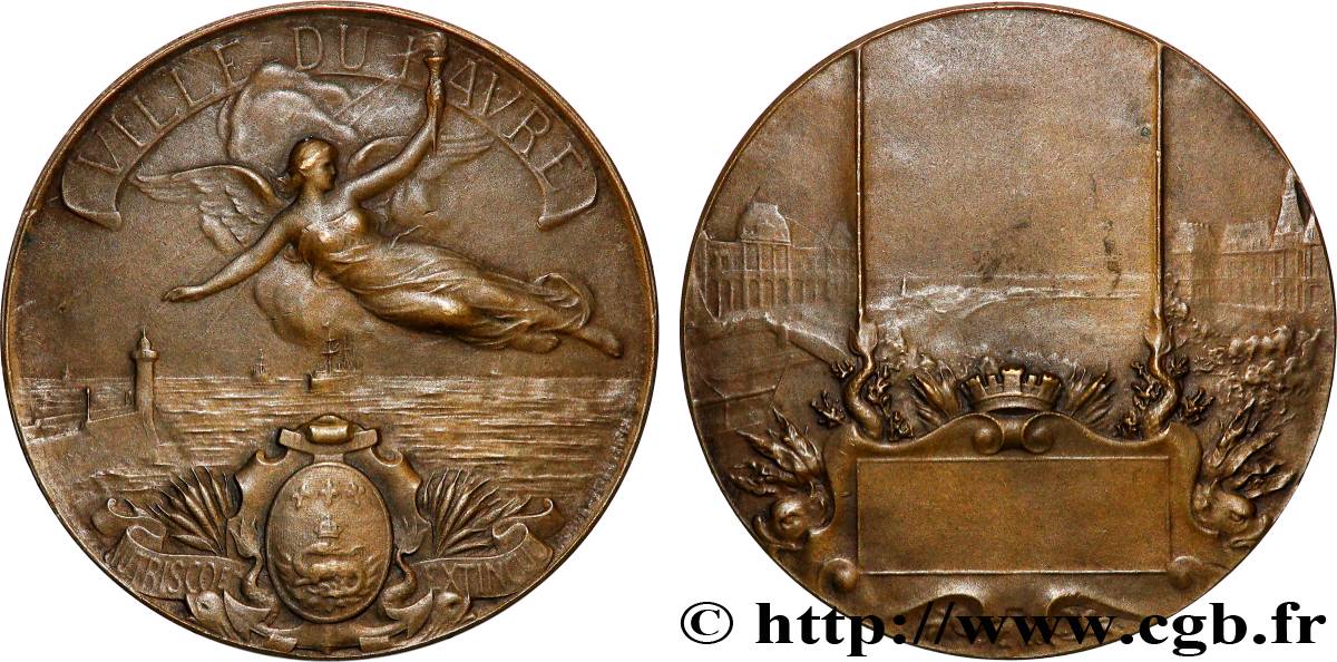 TROISIÈME RÉPUBLIQUE Médaille, Société La Flotte TTB+