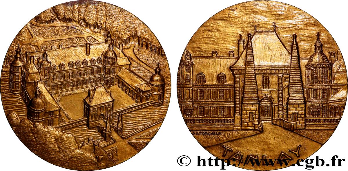 CINQUIÈME RÉPUBLIQUE Médaille, Tanlay SUP