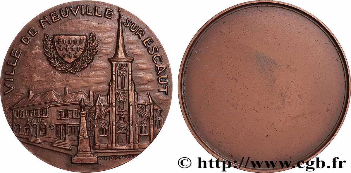 V REPUBLIC Médaille, Neuville-sur-Escaut AU