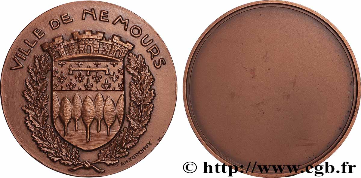CINQUIÈME RÉPUBLIQUE Médaille, Nemours SUP