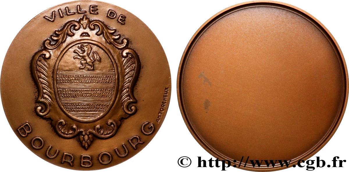 CINQUIÈME RÉPUBLIQUE Médaille, Ville de Bourbourg SUP