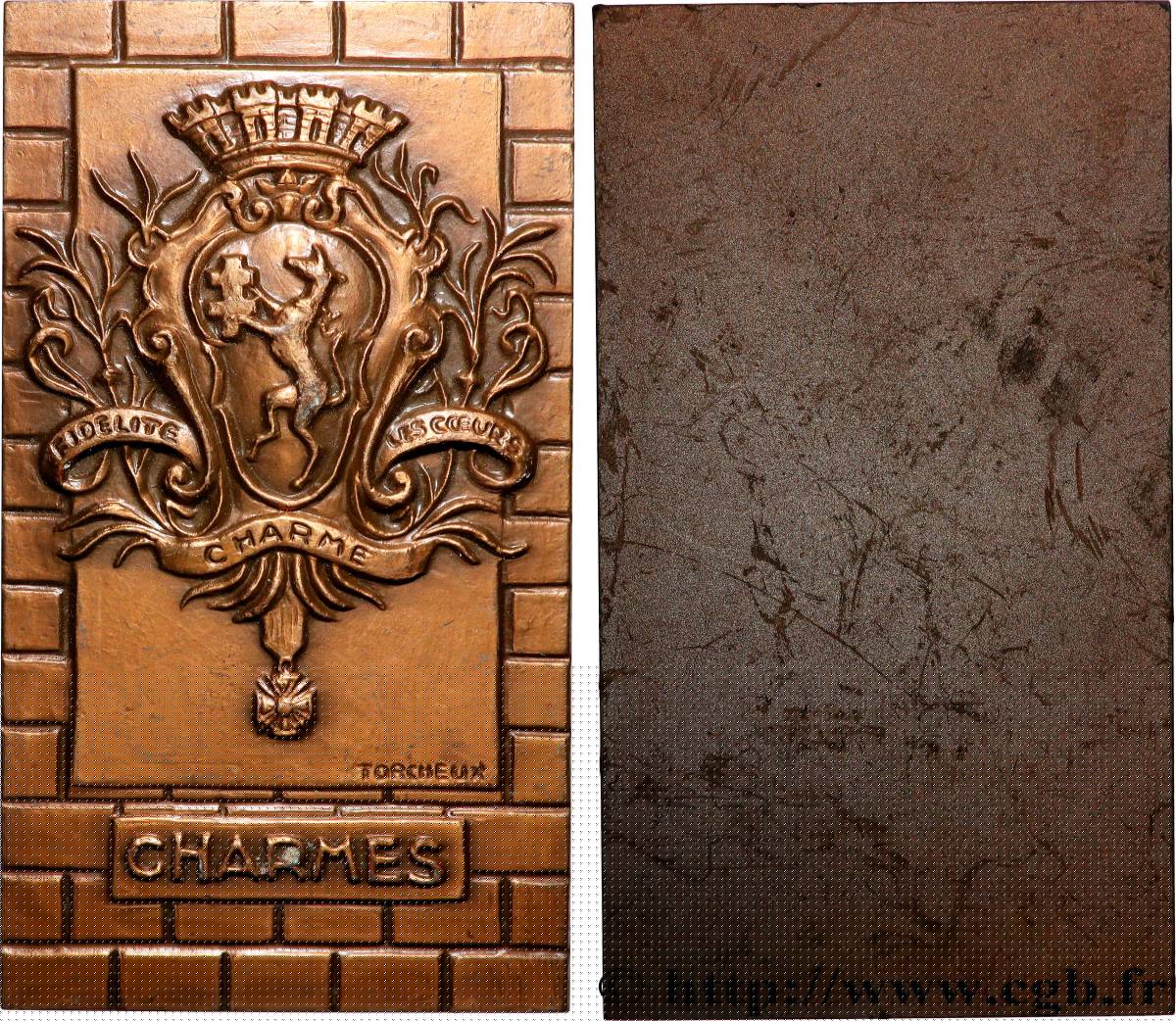 QUINTA REPUBLICA FRANCESA Plaquette, Charmes MBC+