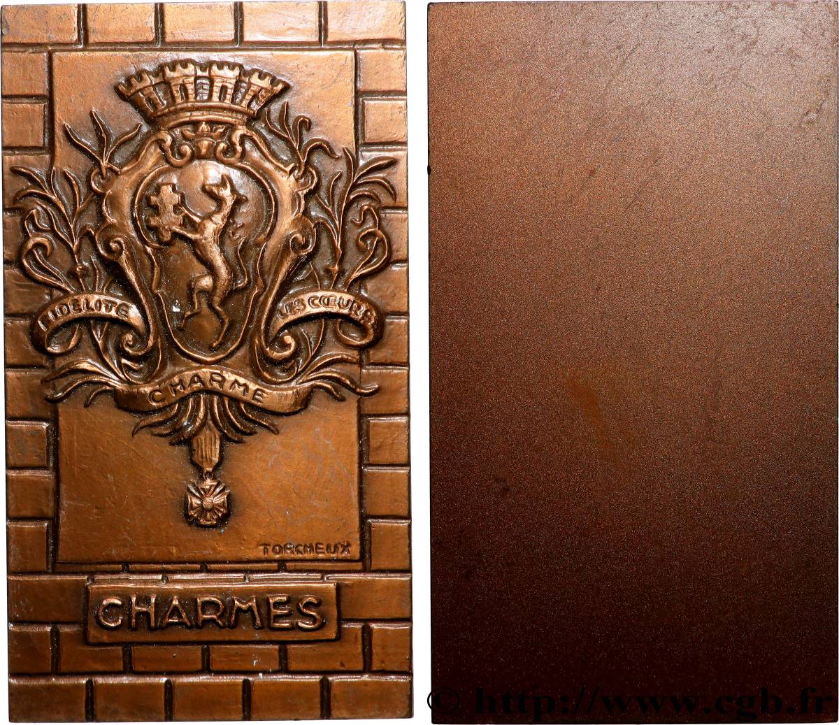 CINQUIÈME RÉPUBLIQUE Plaquette, Charmes TTB+