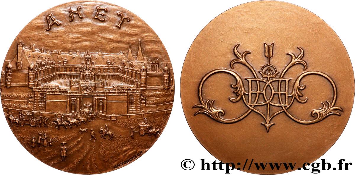 QUINTA REPUBLICA FRANCESA Médaille, Château d’Anet EBC