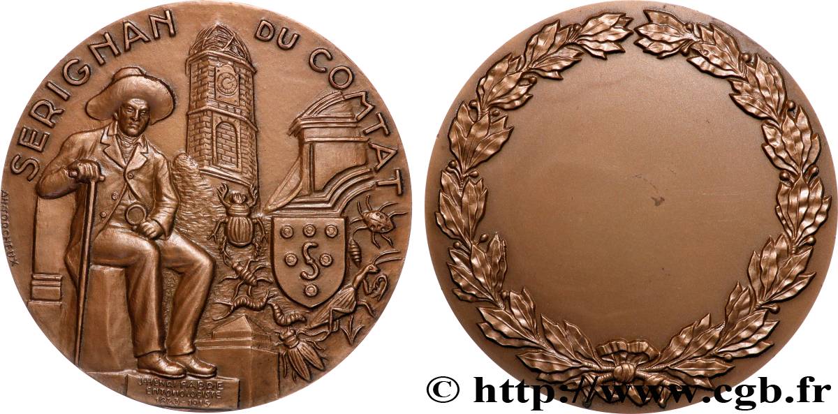 QUINTA REPUBLICA FRANCESA Médaille, Sérignan-du-Comtat MBC+