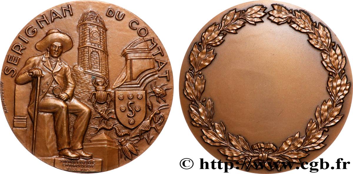 QUINTA REPUBLICA FRANCESA Médaille, Sérignan-du-Comtat MBC+