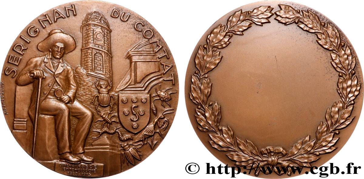 FUNFTE FRANZOSISCHE REPUBLIK Médaille, Sérignan-du-Comtat fVZ