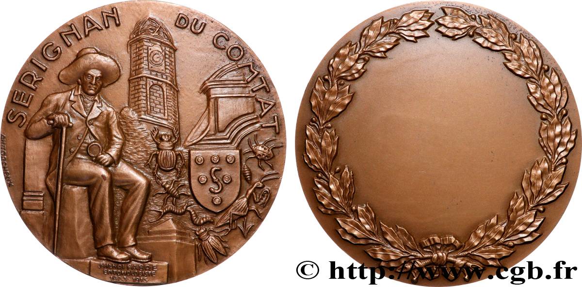 FUNFTE FRANZOSISCHE REPUBLIK Médaille, Sérignan-du-Comtat fVZ