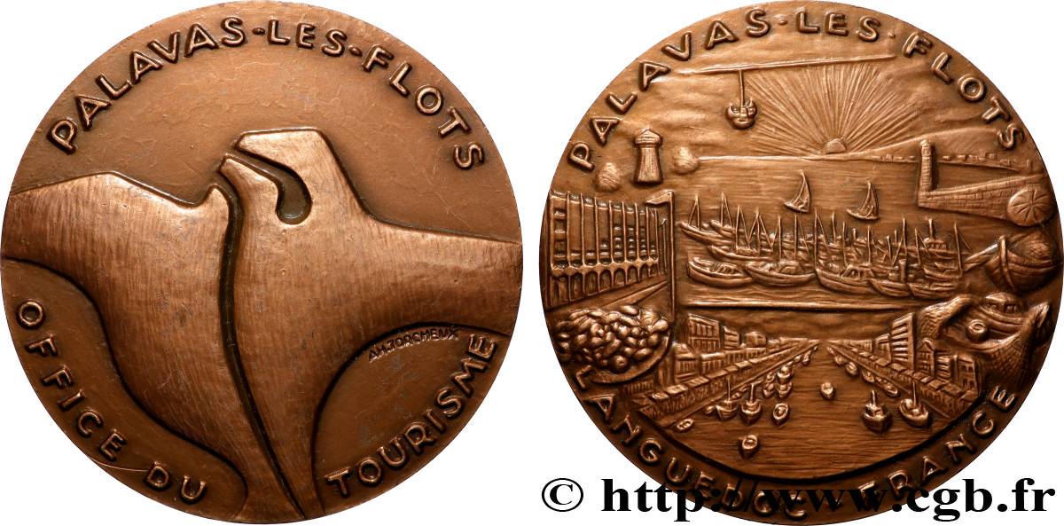 V REPUBLIC Médaille, Office de tourisme de Palavas-les-Flots AU