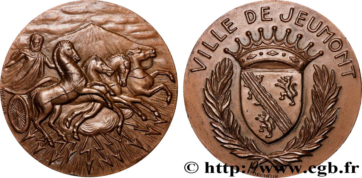 V REPUBLIC Médaille, Ville de Jeumont AU