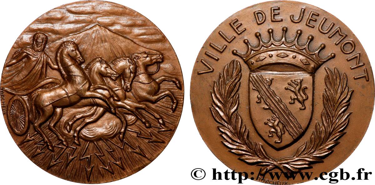 V REPUBLIC Médaille, Ville de Jeumont AU