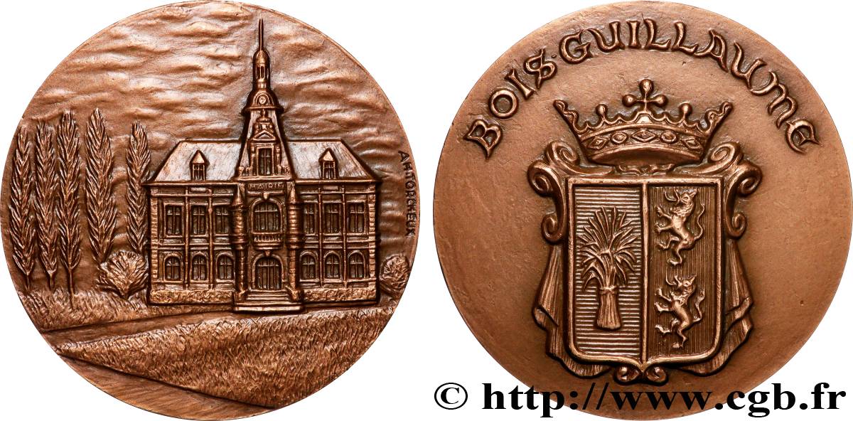 FUNFTE FRANZOSISCHE REPUBLIK Médaille, Bois-Guillaume VZ