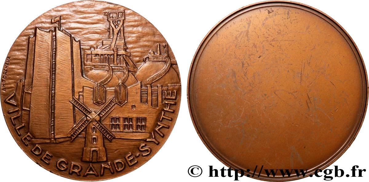 V REPUBLIC Médaille, Ville de Grande-Synthe AU