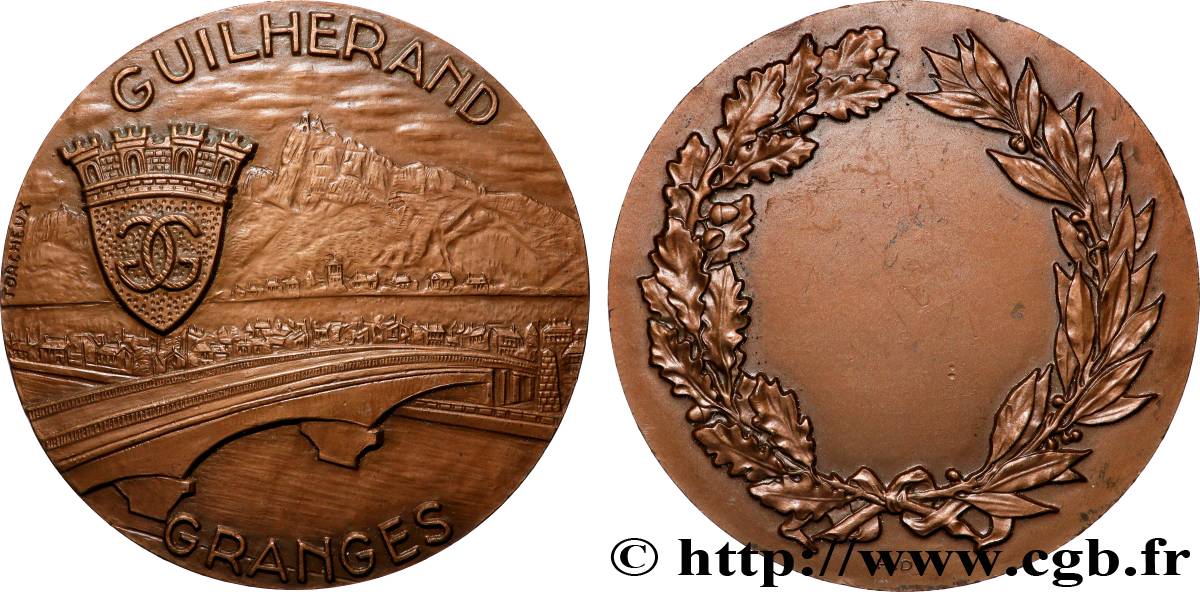 FUNFTE FRANZOSISCHE REPUBLIK Médaille, Guilherand-Granges VZ/fVZ