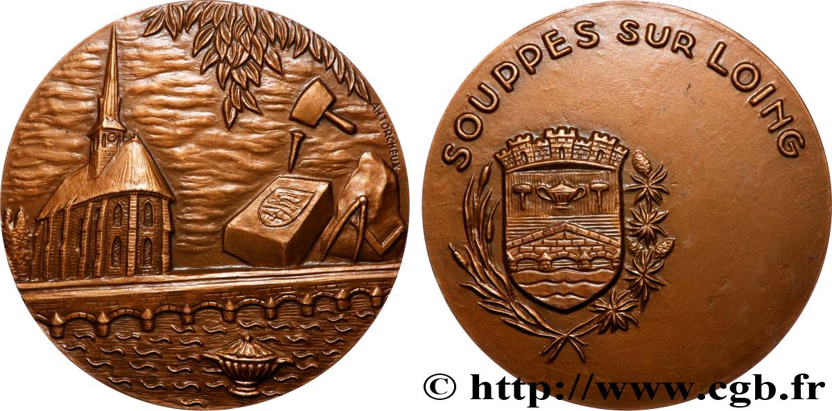 QUINTA REPUBBLICA FRANCESE Médaille, Souppes-sur-Loing SPL