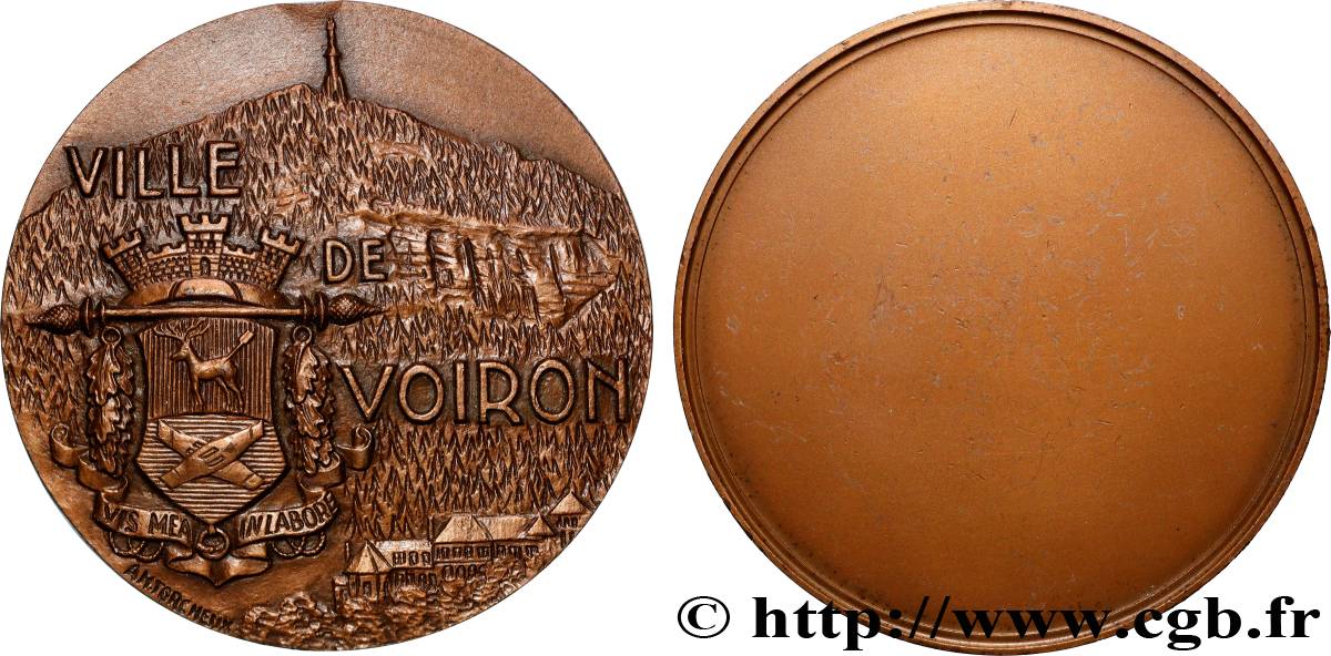 V REPUBLIC Médaille, Voiron AU/AU