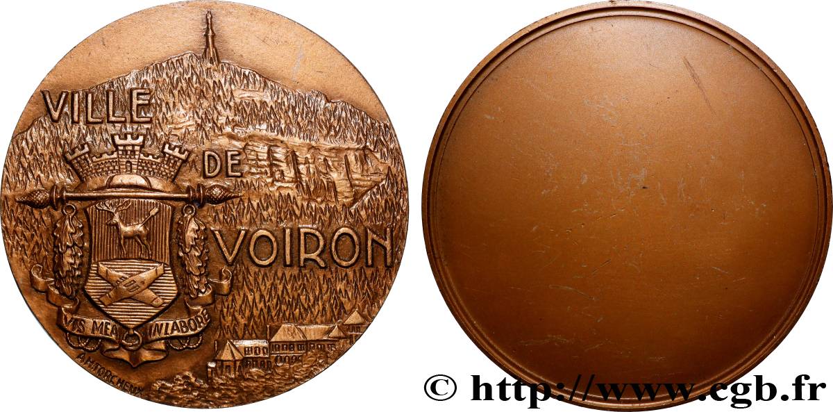 FUNFTE FRANZOSISCHE REPUBLIK Médaille, Voiron VZ/fVZ