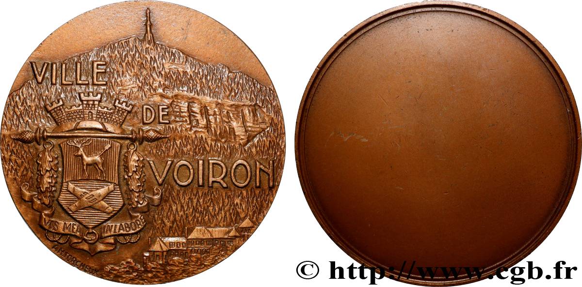 FUNFTE FRANZOSISCHE REPUBLIK Médaille, Voiron VZ/fVZ