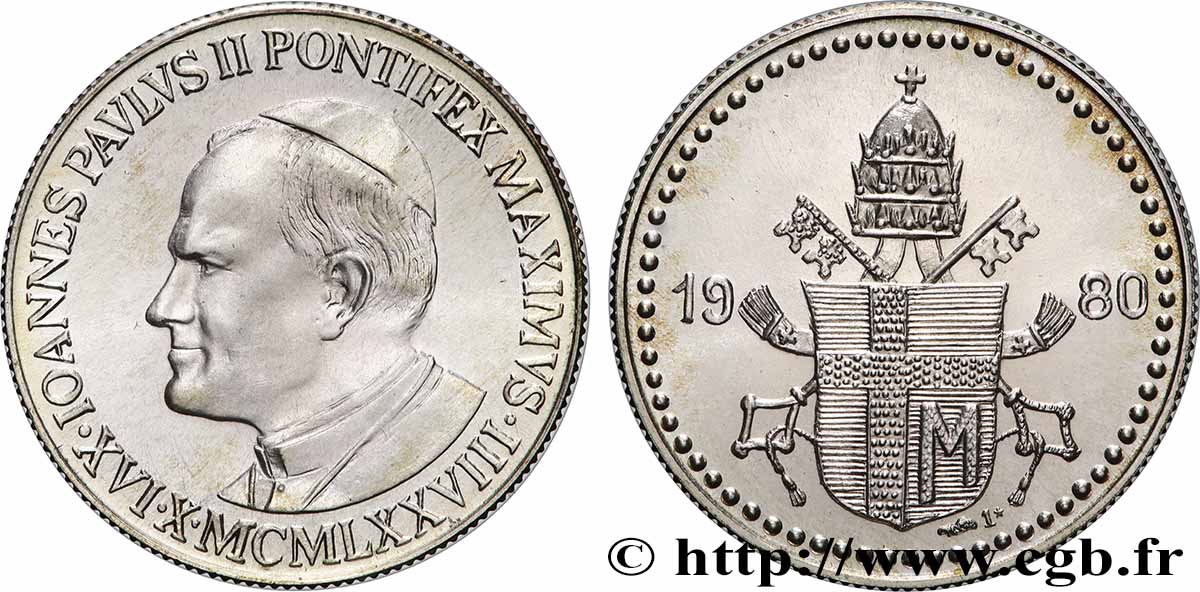 JEAN-PAUL II (Karol Wojtyla) Médaille, Jean Paul II, Tout à toi AU