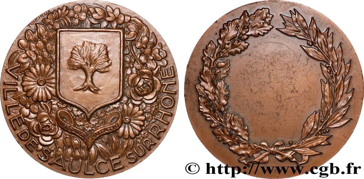 V REPUBLIC Médaille, Saulce-sur-Rhône AU/AU