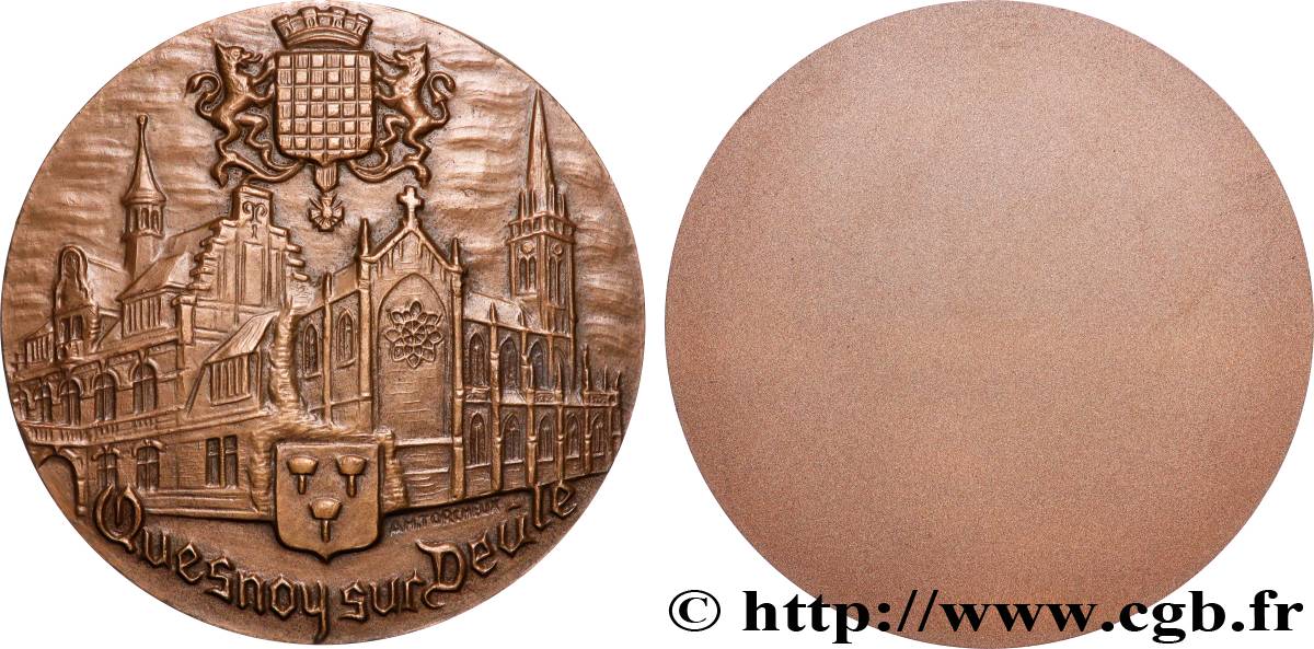 FUNFTE FRANZOSISCHE REPUBLIK Médaille, Quesnoy-sur-Deûle VZ