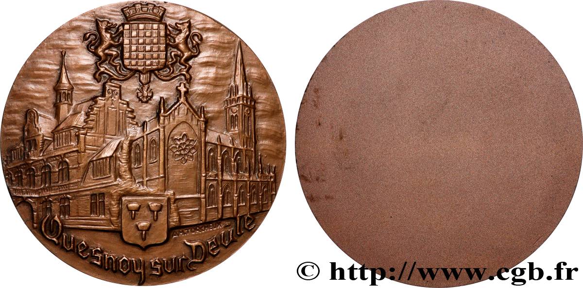 CINQUIÈME RÉPUBLIQUE Médaille, Quesnoy-sur-Deûle SUP