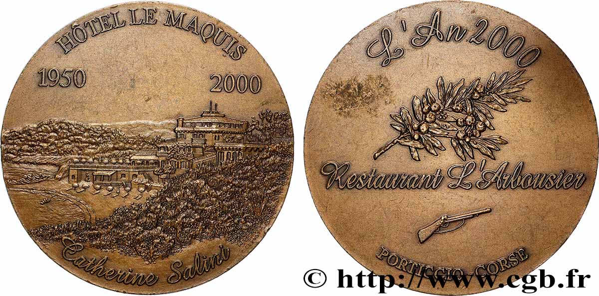 V REPUBLIC Médaille, Hôtel le Maquis, Restaurant l’Arbousier AU
