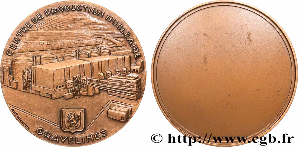 V REPUBLIC Médaille, Centre de production nucléaire de Gravelines AU